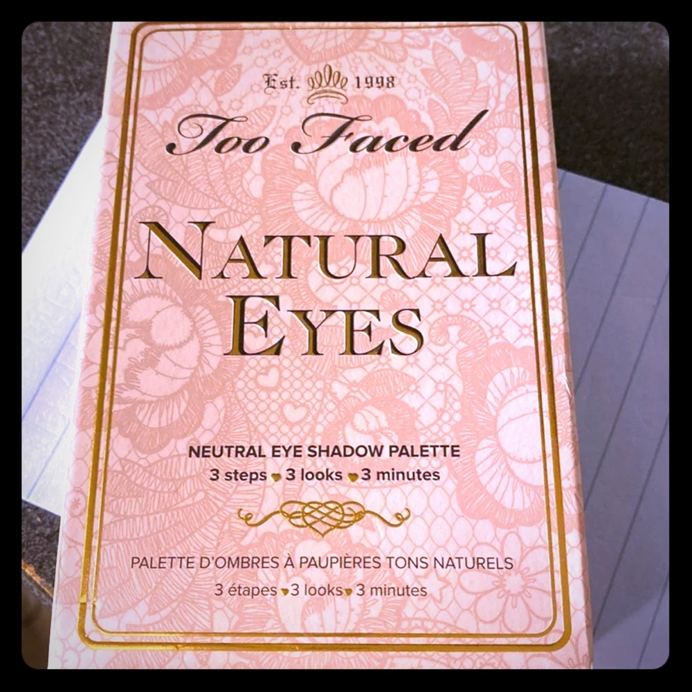 Too Faced Natural Eyes NWT